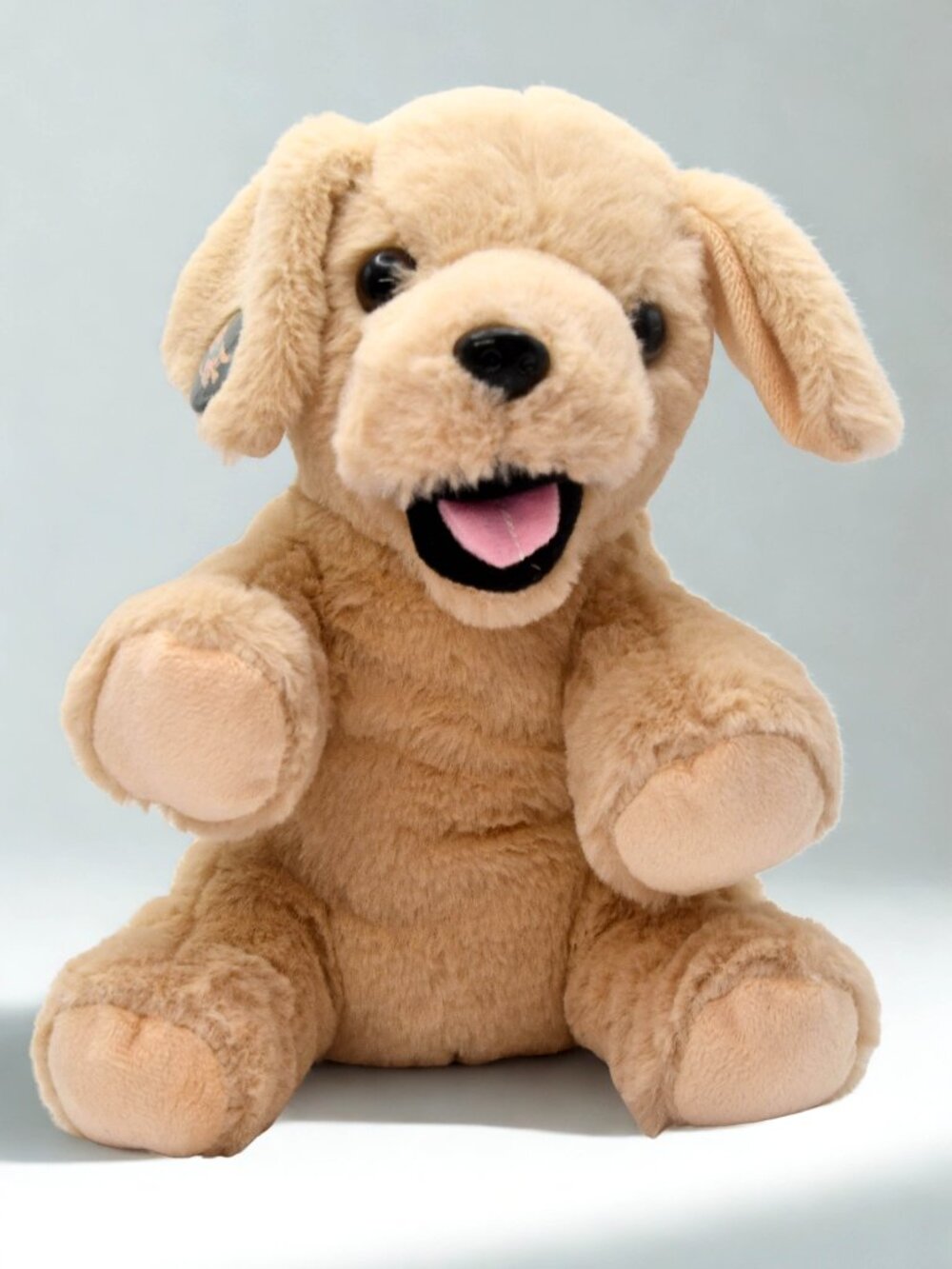Vintage 2001 The Bear Factory Golden Retriever Plush Tan Puppy Dog Stuffed Toy